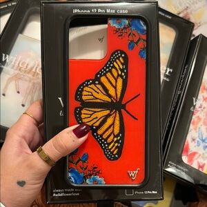 Wildflower Butterfly iPhone 12 Pro Max Case